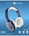 Bežične slušalice Cellularline - MS Basic Shiny Pois, plave - 3t
